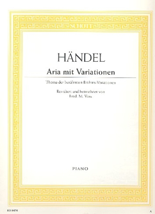 Aria mit Variationen fr Klavier