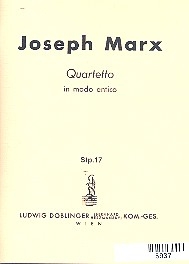 Quartetto in modo antico fr Streichquartett Studienpartitur