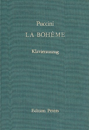 LA BOHEME KLAVIERAUSZUG (IT/DT) LEINEN