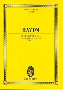 Sinfonie B-Dur Nr.35 Hob.I:35 fr Orchester Studienpartitur
