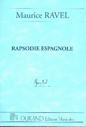 Rapsodie espagnole pour orchestre partition miniature