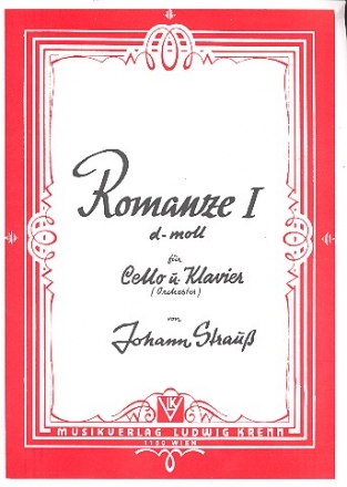 Romanze d-Moll Nr.1 op.243  fr Violoncello und Klavier