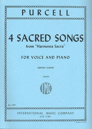 4 sacred Songs for high voice and piano (en)