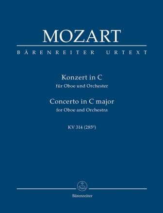 Konzert C-Dur KV314 fr Oboe und Orchester Studienpartitur