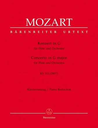 Konzert G-Dur KV313 fr Flte und Orchester fr Flte und Klavier