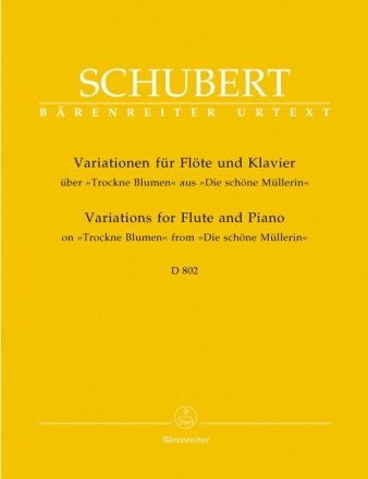 Variationen ber 'Trockne Blumen' fr Flte und Klavier