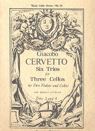 6 Trios vol.2 (nos.3-4) for 3 cellos (keyboard ad lib.)