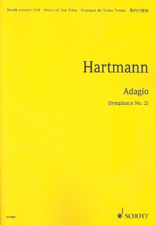 Adagio - 2. Symphonie für großes Orchester Studienpartitur