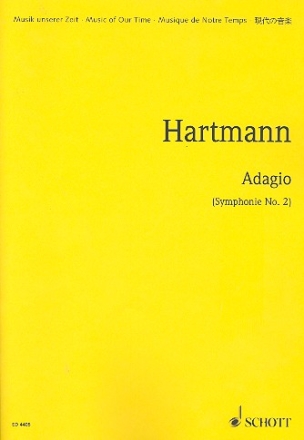 Adagio - 2. Symphonie fr groes Orchester Studienpartitur