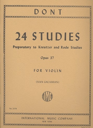 24 Studies op.37 for violin solo