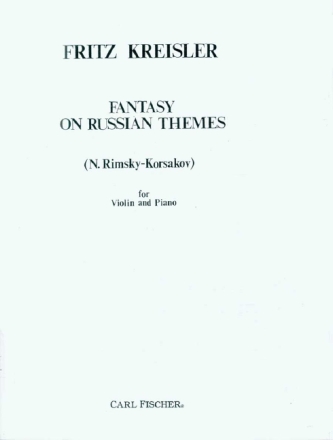 FANTASY ON RUSSIAN THEMES OP.33 FOR VIOLIN AND PIANO KREISLER, F., ARR.