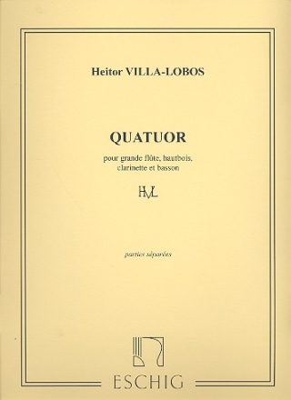 Quatuor pour flte, hautbois, clarinette et basson 4 Stimmen