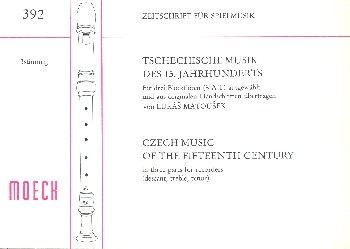 Tschechische Musik des 15. Jahrhunderts fr 3 Blockflten (SAT) Spielpartitur