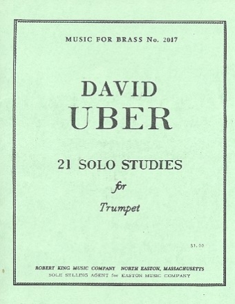 21 Solo Studies for trumpet
