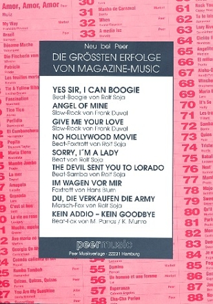 Die grten Erfolge von Magazine Music