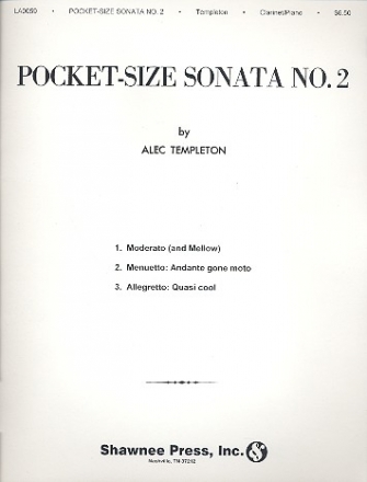 Pocket-size Sonata no.2 for clarinet and piano