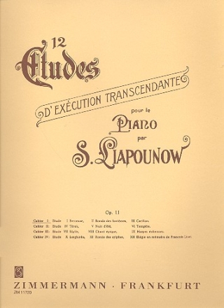 12 Etudes op.11 Band 1 (Nr.1-3) fr Klavier