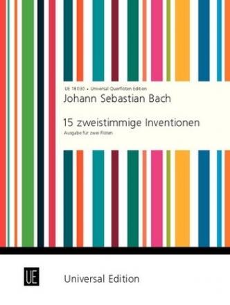 15 zweistimmige Inventionen fr 2 Flten Spielpartitur