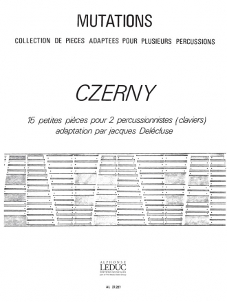 15 PETITES PIECES POUR MARIM- BA OU VIBRAPHONE ET VIBRAPHONE OU MARIMBA           2PARTITIONS