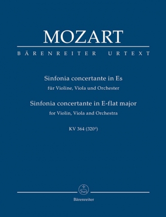 Sinfonia concertante Es-Dur KV364 fr Violine, Viola und Orchester Studienpartitur