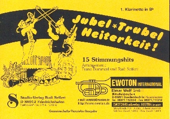 Jubel Trubel Heiterkeit: fr Blasorchester Klarinette 1