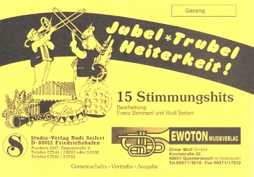 Jubel Trubel Heiterkeit fr Blasorchester Textheft