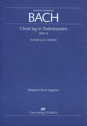 Christ lag in Todesbanden Kantate Nr.4 BWV4 Partitur (dt/en)