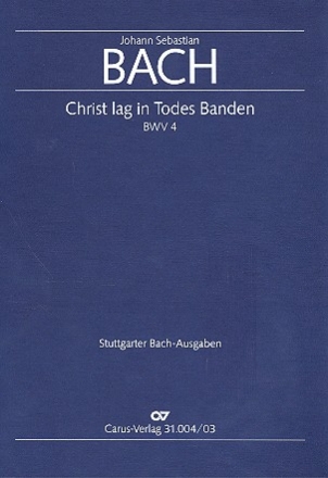 Christ lag in Todesbanden Kantate Nr.4 BWV4 Klavierauszug (dt/en)