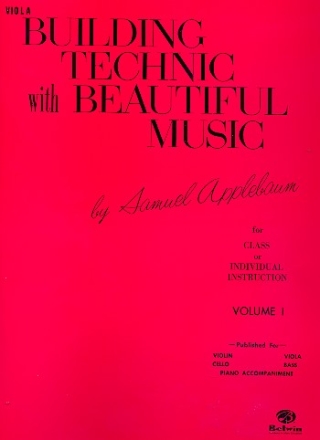 Building Technic with beautiful Music vol.1 for viola