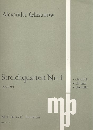 Streichquartett Nr.4 op.64 fr Streichquartett Stimmen