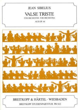 Valse triste aus der Bhnenmusik zu Kuolema op.44 fr Orchester Studienpartitur