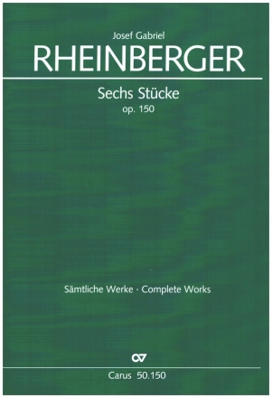 6 Stcke op.150 fr Violine und Orgel (1887)