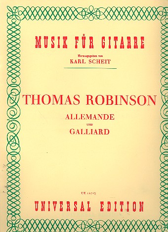 Allemande und Galliard fr Gitarre