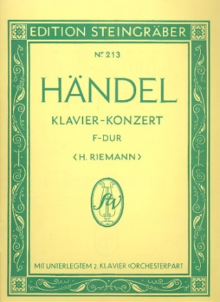 Konzert F-Dur fr Klavier und Orchester fr 2 Klaviere