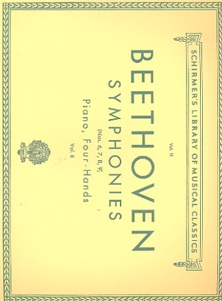 Symphonies vol. 2 (No. 6-9) for piano 4 hands