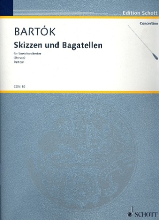 Skizzen und Bagatellen fr Streicher Partitur