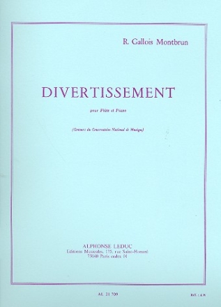 Divertissement pour flte et piano