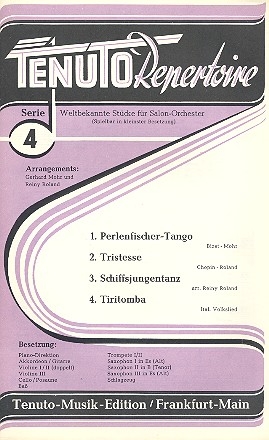 Tenuto Repertoire Serie 4: 4 weltbekannte Stcke fr Salonorchester