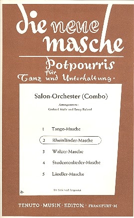Rheinlnder-Masche: fr Salonorchester Direktion und Stimmen