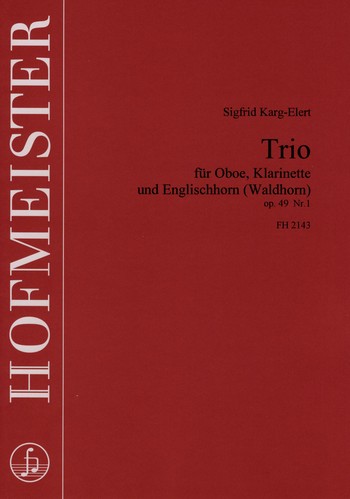 Trio d-Moll op.49,1: fr Oboe, Klarinette und Englischhorn (Waldhorn) Stimmen