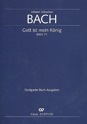 Gott ist mein Knig Kantate Nr.71 BWV71 Klavierauszug (dt/en)