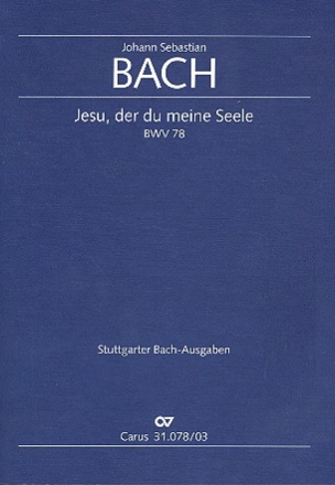 Jesu, der du meine Seele Kantate Nr.78 BWV78 Klavierauszug (dt/en)