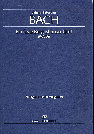Ein feste Burg ist unser Gott Kantate Nr.80 BWV80 Klavierauszug (dt/en)