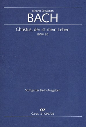 Christus der ist mein Leben Kantate Nr.95 BWV95 Klavierauszug (dt/en)