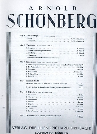 Erhebung op.2,3 fr Singstimme und Klavier 4 Lieder