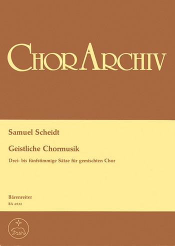 Geistliche Chormusik 12 3-5 stg. Stze fr gem Chor Partitur