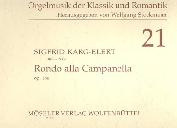 Rondo alla campanella op.156 fr Orgel