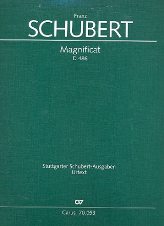 Magnificat D486 fr gem Chor und Orchester Partitur (la)