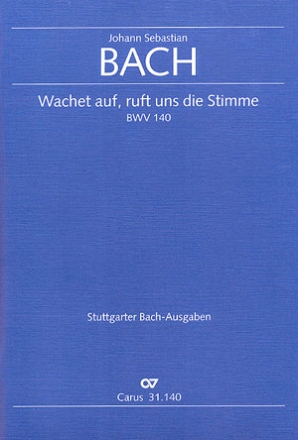 Wachet auf, ruft uns die Stimme Kantate Nr.140 BWV140 Partitur (dt/en)