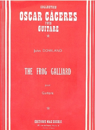 The Frog Galliard pour guitare